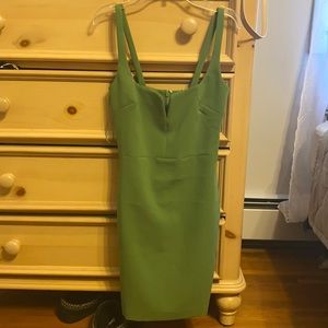 Green bodycon dress